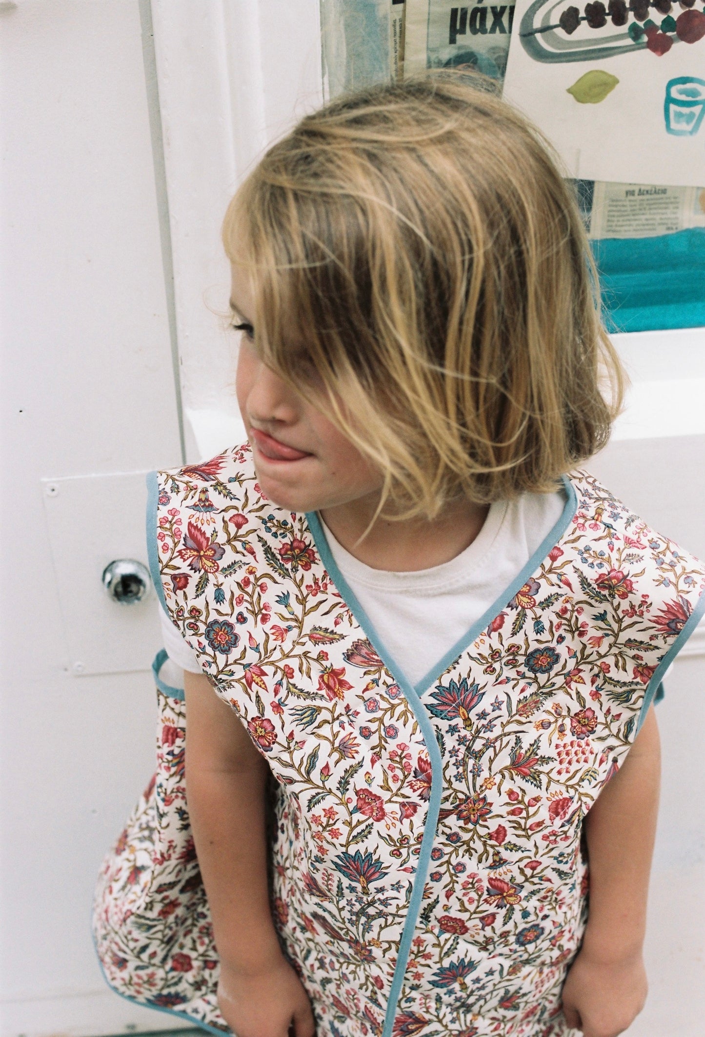 Flora Printed Quilted Vest