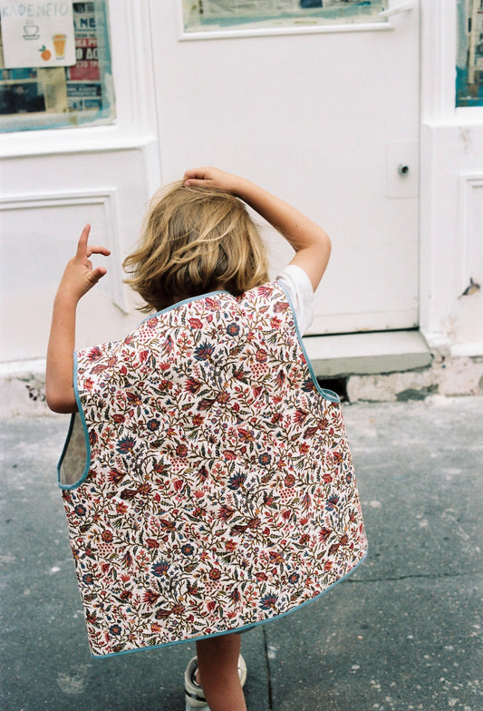 Flora Printed Quilted Vest